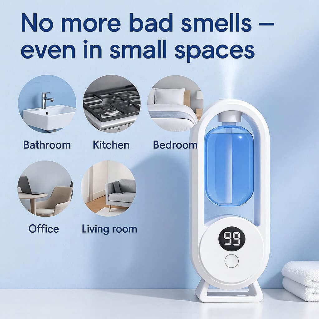 FreshFlow™ Automatic Aromatherapy Diffuser — Free Oil Included