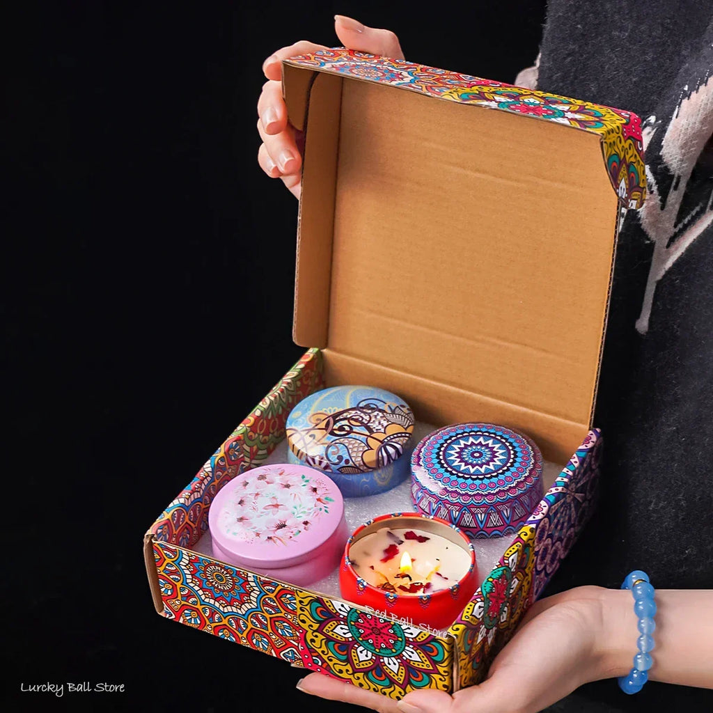 Scented Candle Gift Set – 4 Pieces - VitaalBoost