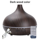 Wood Aroma Diffuser – 550ml LED & Remote - VitaalBoost