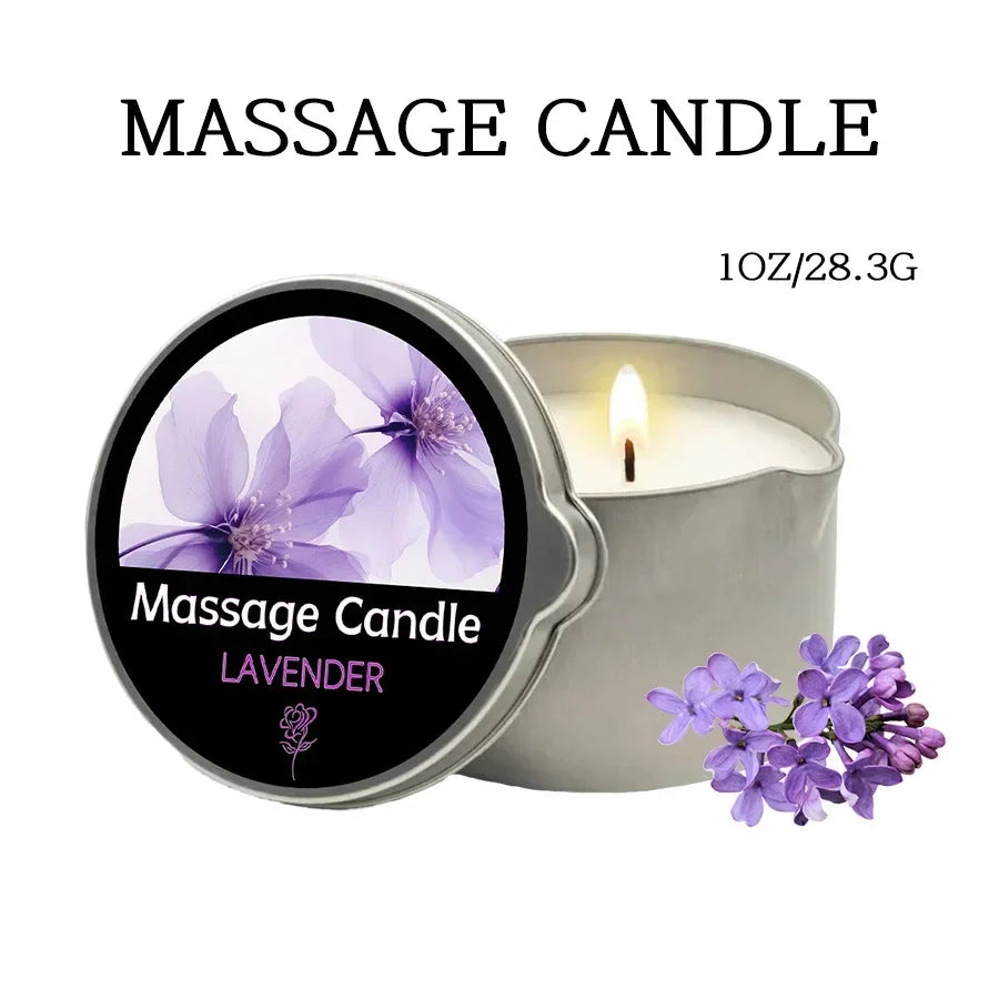 Massage Candle – 6 Essential Scents - VitaalBoost