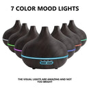 Wood Aroma Diffuser – 550ml LED & Remote - VitaalBoost